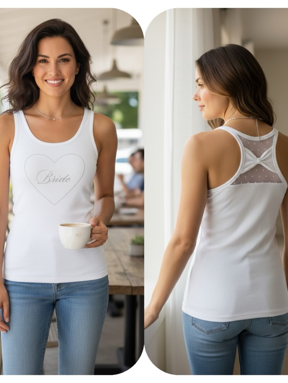 Victorias Secret I Do “Bride” Racerback Size Medium Tank Top